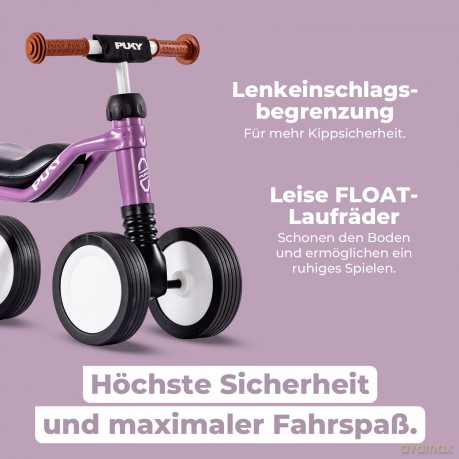 Puky - WUTSCH perky purple with handlebar pad (3045)