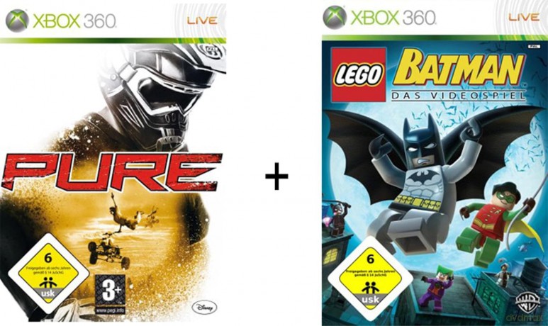 Pure and Lego Batman Bundle (FR/Multi in Game) [GRA XBOX360]