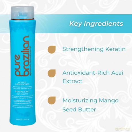 Pure Brazillian - Anti-Frizz Conditioner - 400 ml