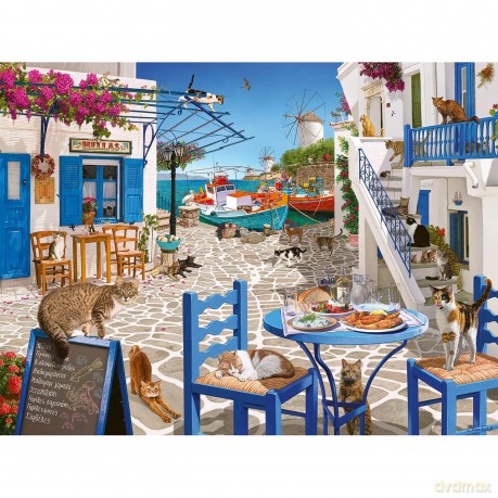 RAVENSBURGER Cats Of Mykonos - 1500p (12001450)
