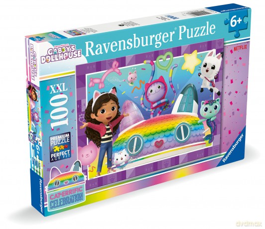RAVENSBURGER Gabby's Dollhouse 100p XXL - (12004117)