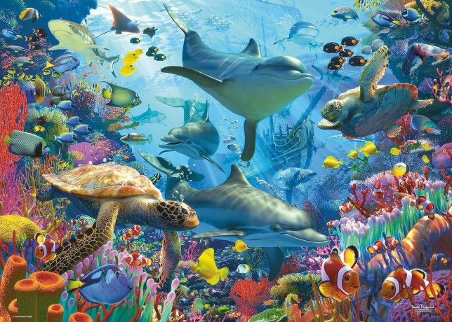 RAVENSBURGER Puzzle - Coral Reef Retreat 1000p (12001172)