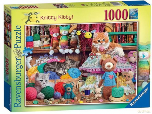 RAVENSBURGER Puzzle - Knitty Kitty 1000p (12000102)