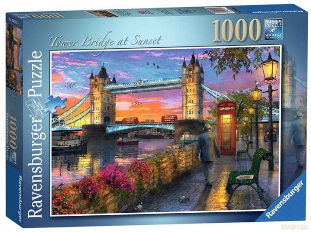 RAVENSBURGER Puzzle - Tower Bridge At Sunset 1000p (12000041)