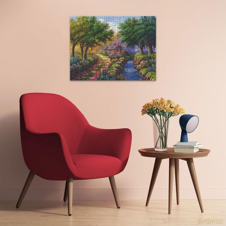 RAVENSBURGER Puzzle Cottage by the River 1500p (12000735)