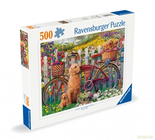RAVENSBURGER Puzzle Cute Dogs In The Garden 500p (12000209)