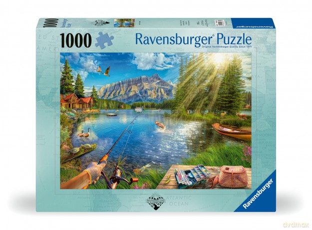 RAVENSBURGER Puzzle Life At The Lake 1000p (12000877)