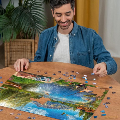 RAVENSBURGER Puzzle Life At The Lake 1000p (12000877)