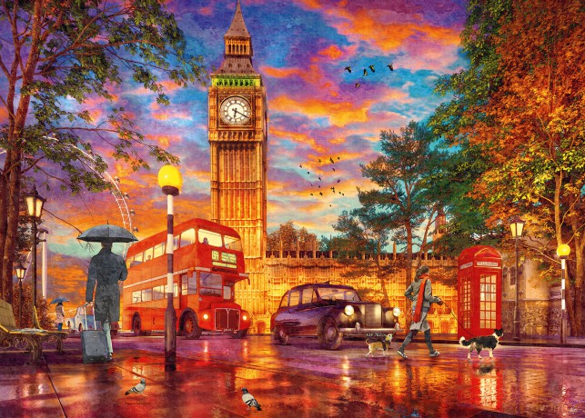 RAVENSBURGER Puzzle Sunset At Parliament Square 1000p (12000184)