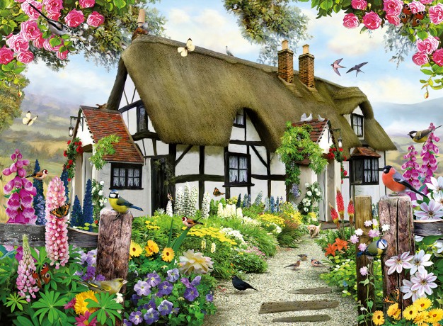 RAVENSBURGER Puzzle Thatched Cottage 500p (12000199)