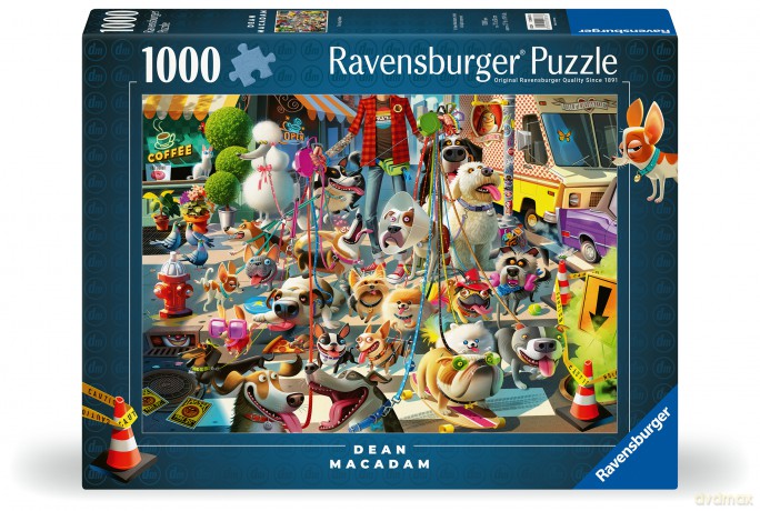 RAVENSBURGER Puzzle The Dog Walker 1000p (12000876)