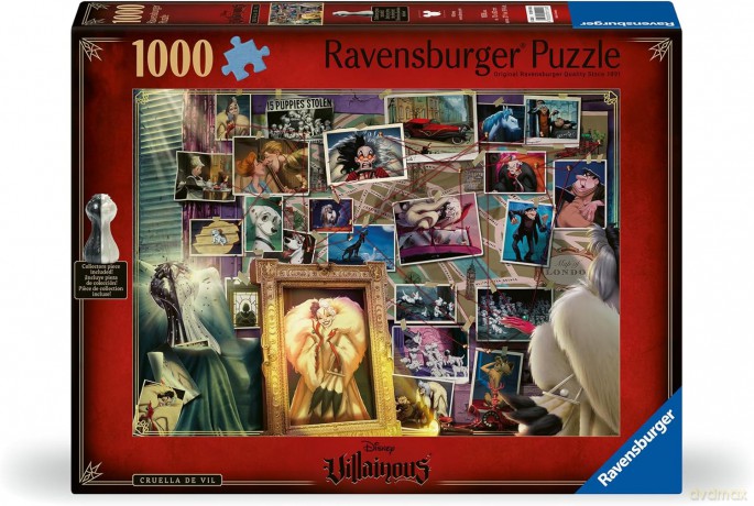 RAVENSBURGER Puzzle Villainous Cruella de Vil 1000p (12001124)