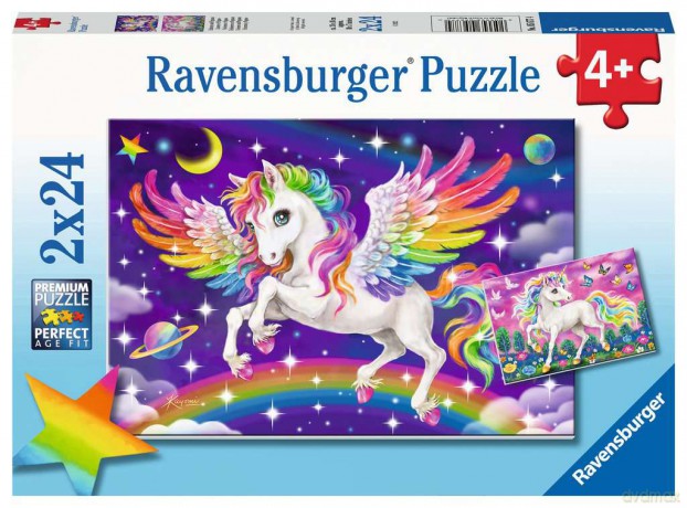 RAVENSBURGER Unicorn And Pegasus 2x24p - (10105677)