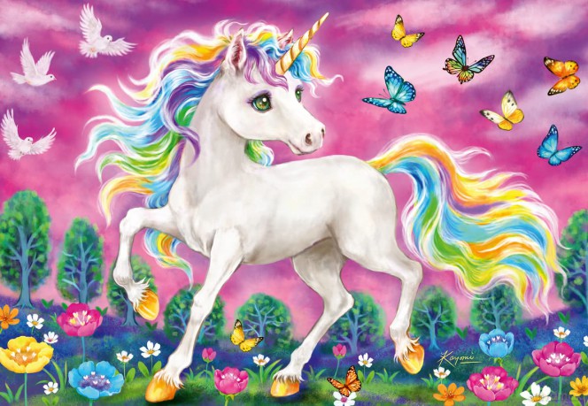 RAVENSBURGER Unicorn And Pegasus 2x24p - (10105677)