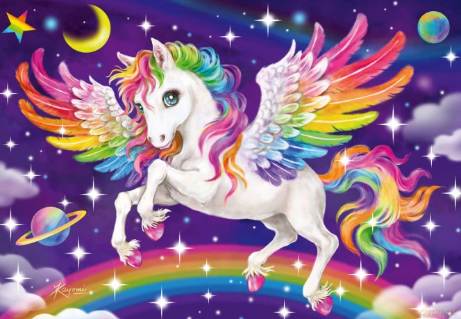 RAVENSBURGER Unicorn And Pegasus 2x24p - (10105677)