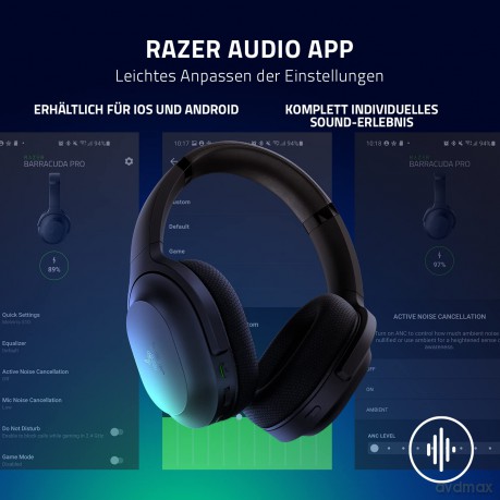 Razer - Barracuda wireless multi-platform gaming and mobile headset