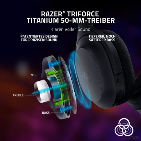Razer - Barracuda wireless multi-platform gaming and mobile headset