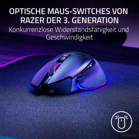 Razer - Basilisk V3 Pro 35K Ergonomic Gaming Mouse - Black