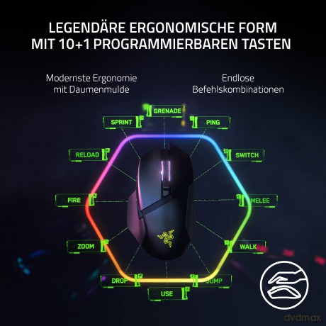 Razer - Basilisk V3 Pro Gaming Mouse - Black