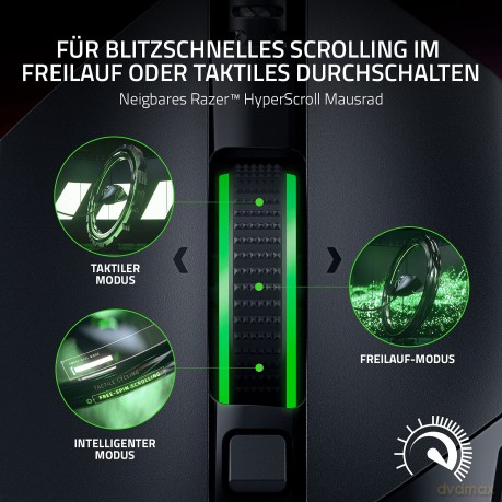 Razer - BasiliskV3 Gaming Mouse - Black