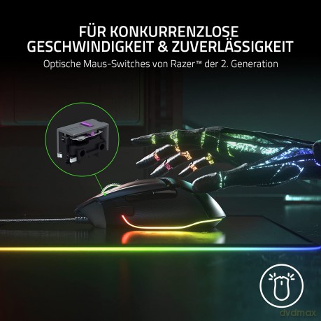 Razer - BasiliskV3 Gaming Mouse - Black