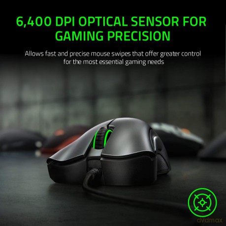 Razer - Deathadder Essential Gaming Mouse - Black