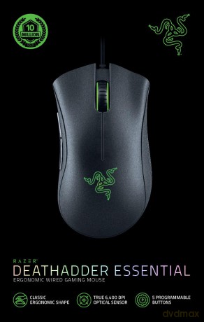 Razer - Deathadder Essential Gaming Mouse - Black