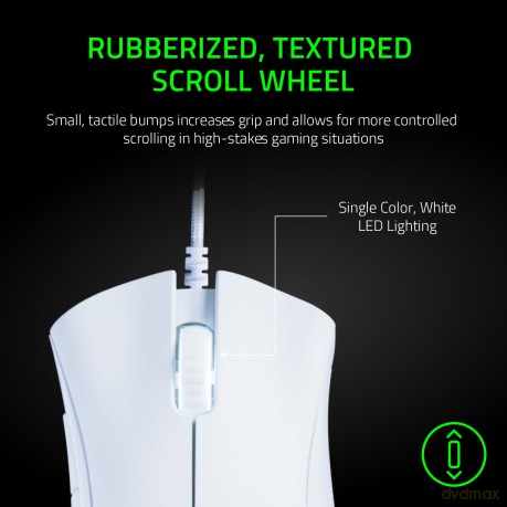 Razer - Deathadder Essential Gaming Mouse - White