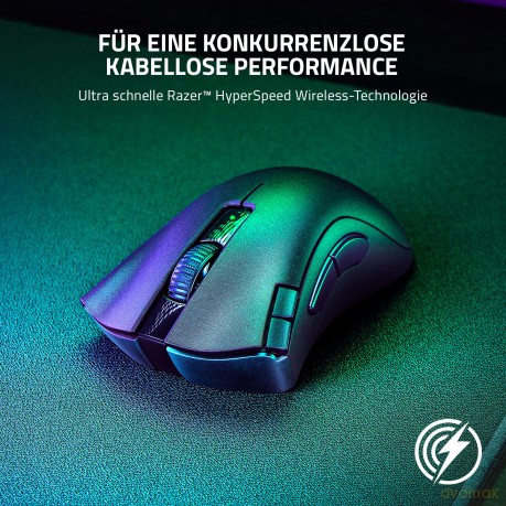 Razer - Deathadder V2 X Hyperspeed Gaming Mouse - Black