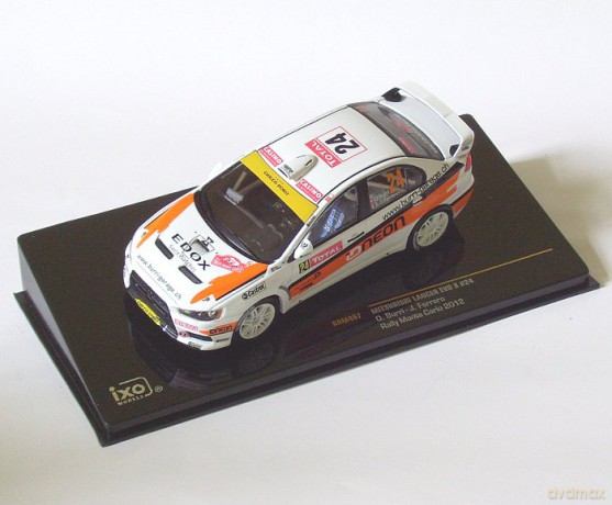 IXO Mitsubishi Lancer Evo X #24 O. Burri [ZABAWKA]