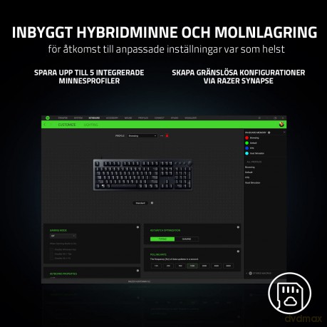 Razer - Huntsman V2 - Nordic Layout - Purple Switch