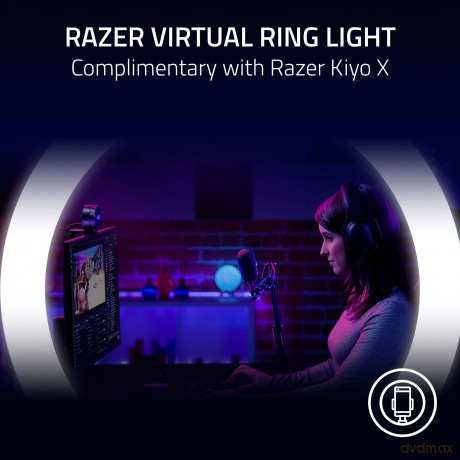 Razer - Kiyo X - Webcam - Black
