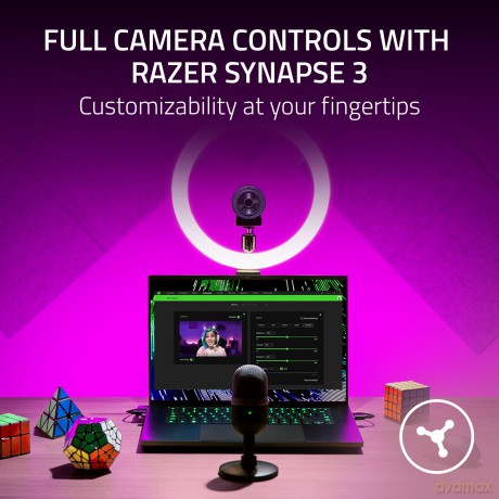 Razer - Kiyo X - Webcam - Black