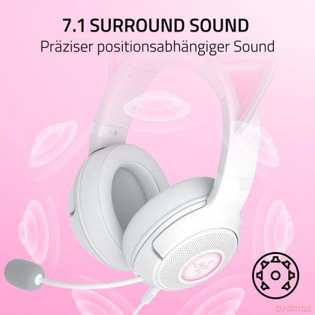Razer - Kraken Kitty V2 - White