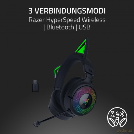 Razer - Kraken Kitty V3 Pro - Black