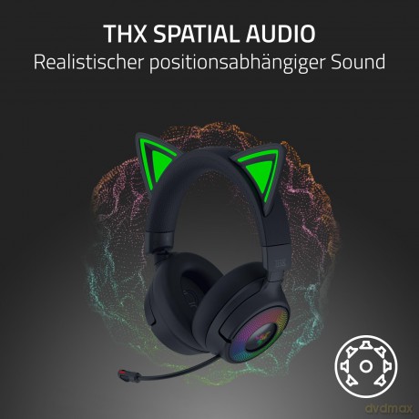 Razer - Kraken Kitty V3 Pro - Black