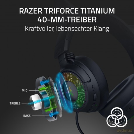 Razer - Kraken Kitty V3 Pro - Black