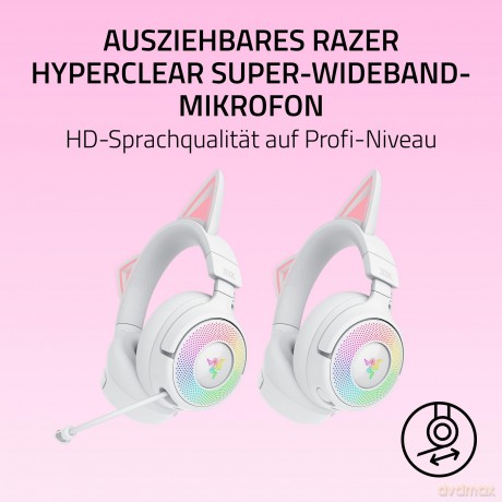 Razer - Kraken Kitty V3 Pro - White
