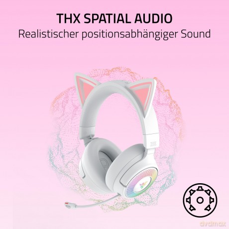 Razer - Kraken Kitty V3 Pro - White