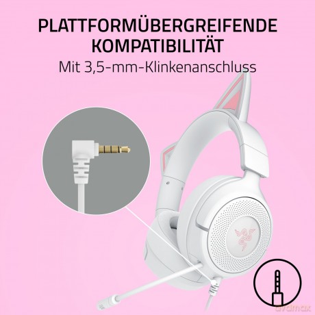 Razer - Kraken Kitty V3 X - White