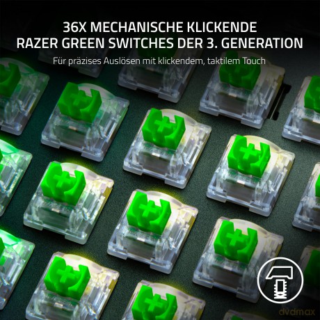 Razer - Mechanical Switches Pack - Green Clicky