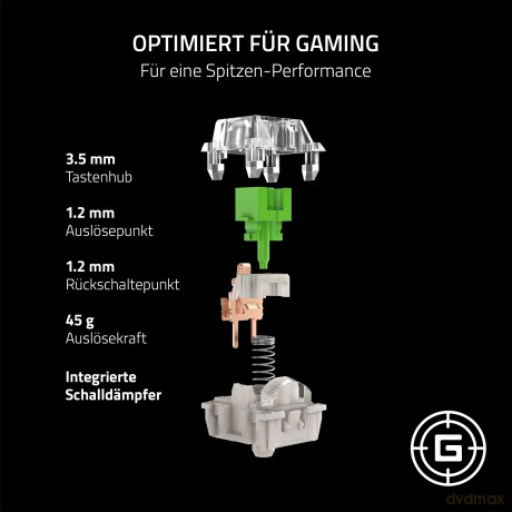 Razer - Mechanical Switches Pack - Green Clicky