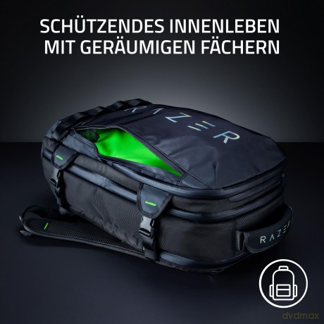 Razer Rogue 17 Backpack V3 - Large Gaming Laptop Backpack - Water-Resistant