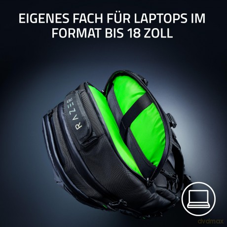 Razer Rogue 17 Backpack V3 - Large Gaming Laptop Backpack - Water-Resistant