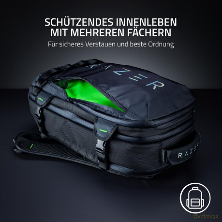 Razer Rogue 17 Backpack V3 - Large Gaming Laptop Backpack - Water-Resistant