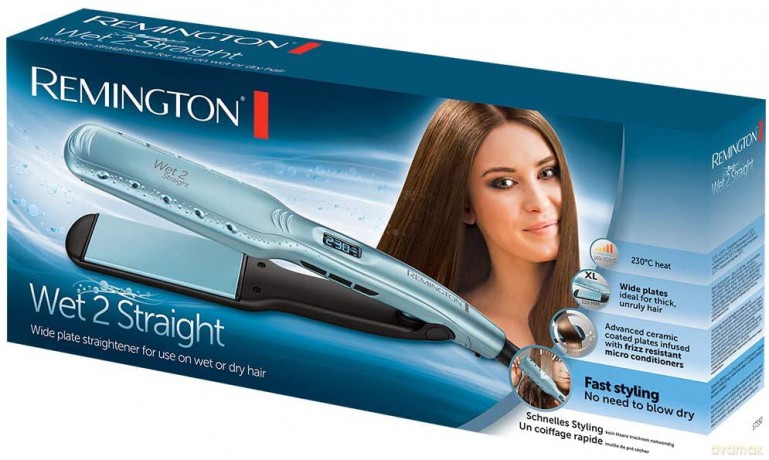 REMINGTON - Straightener Wet2Straight Wide Plate S7350