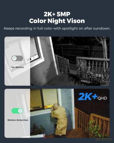 Reolink - Argus 3 Pro (B330) Outdoor Battery Wi-Fi Camera - White