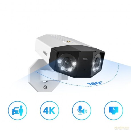 Reolink - Duo 2 PoE (P730) 4K Outdoor PoE Camera - White