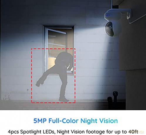 Reolink - E1 Outdoor (E540) Smart PTZ Wi-Fi Camera - White