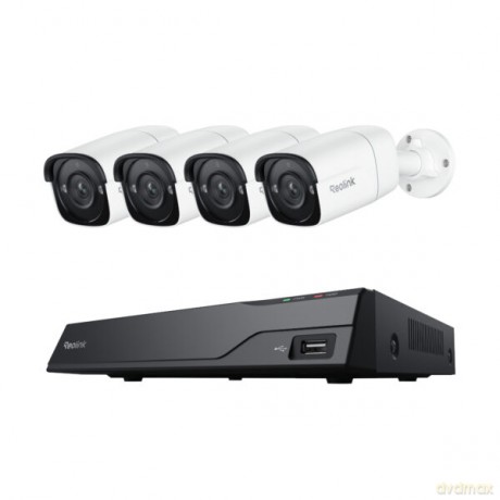 Reolink NVR Camera System - NVS8-5MB4 RLK8-410B4-5MP - 4x 5MP Cameras + 8CH NVR - White